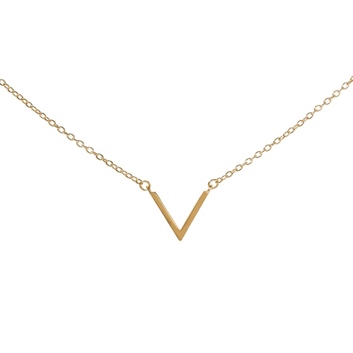 Modern Triangle Necklace