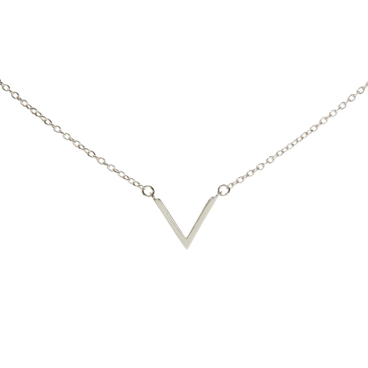 Modern Triangle Necklace