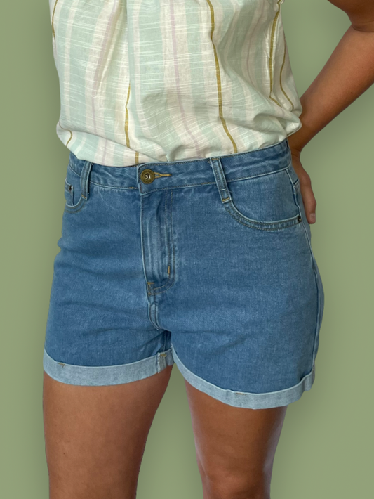 Vintage High Waist Jean Shorts